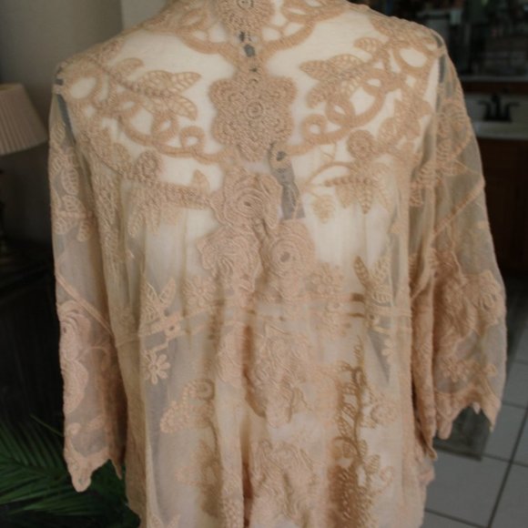 Coco Carmen Lace Cardigan - Picture 5 of 9